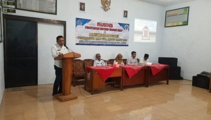 Strategi Pemdes Karangjongkeng Siasati Anggaran Pembangunan Desa yang Terbatas