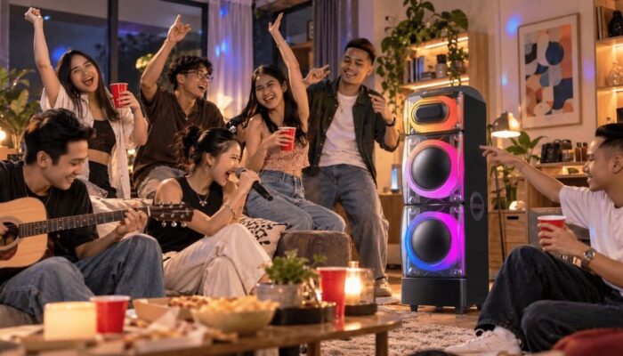 Speaker Pesta Terbaru dari Sharp: Desain Futuristik dan Suara Dahsyat